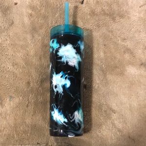 Homemade cup… black and blue marble..